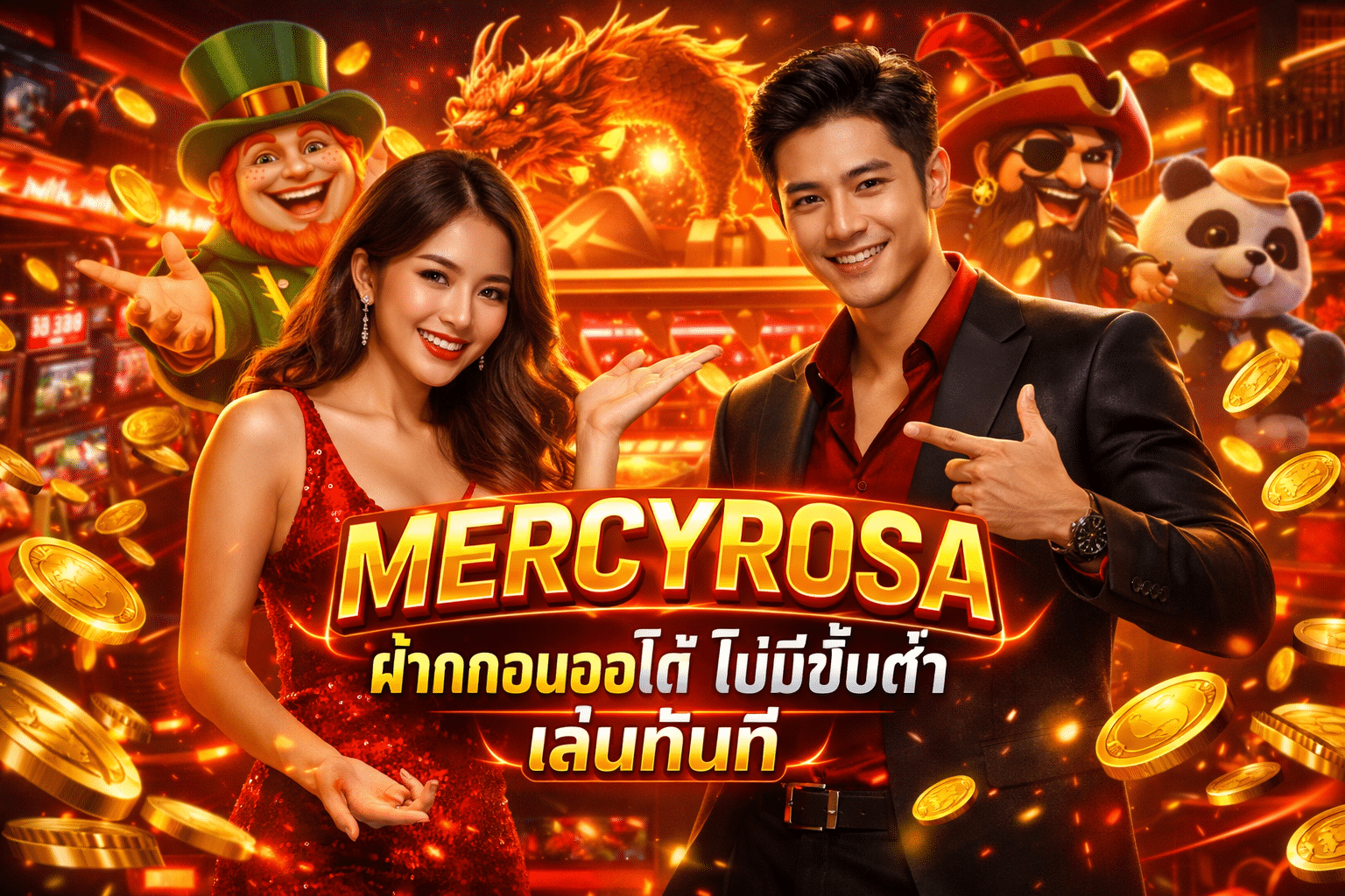 MERCYROSA ฝากถอนออโต้ ไม่มีขั้นต่ำ เล่นทันที